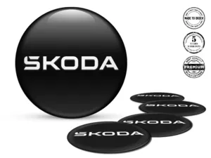 Skoda Radfelge Dekor Stil Premium Harz-Aufkleber